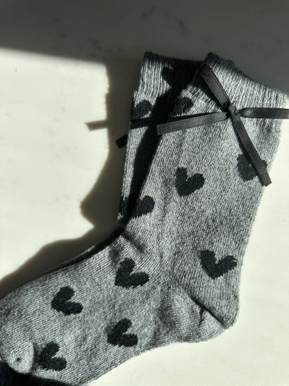 Bow-Tied Black Hearts