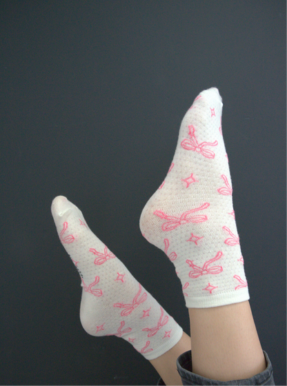 Pink Ties Socks